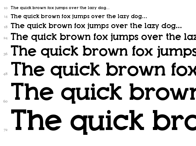 Top Modern font waterfall